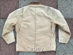 VTG Carhartt Blanket Lined Chore WIP Barn Jacket Coat Duck Faded Distressed M/Lg