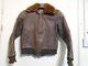 Vintage 40's Usa Ww2 Monarch Horsehide Distressed Leather Jacket Jacket Size Xs