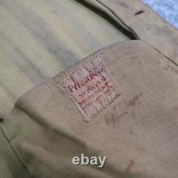 Vintage 50s 60s Filson Tin Cloth Hunting Vest Distressed Early Shooting