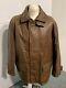 Vintage 80's Vittorio Forti Distressed Leather Jacket Size Xl