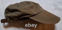 Vintage 90s Distressed RRL Ralph Lauren Workwear Truck Cap Hat Adjustable Brown