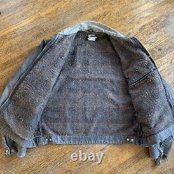 Vintage Carhartt J97 Brown Men XL Distressed Sandstone Detroit Lined Jacket USA