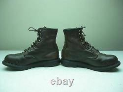 Vintage Distressed Red Wing 4412 Steel Toe Lace Up Work Boots Made In USA 10.5 D
