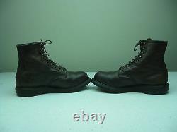 Vintage Distressed Red Wing 4412 Steel Toe Lace Up Work Boots Made In USA 10.5 D