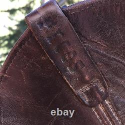 Vintage RED WING Engineer Motorcycle Work Western Leather Boots Distressed 7