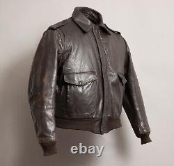 Vintage Schott Leather Flying Jacket XL 46 Made in USA