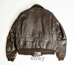 Vintage Schott Leather Flying Jacket XL 46 Made in USA