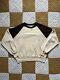 Vintage Two Toned Raglan Sweatshirt Xl Distressed Thrashed True Vintage Usa