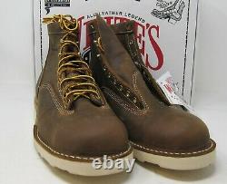 White's Boots, ForemanLTTST-CC. Dark Brown Distressed, 10 D, 6. Crepe sole