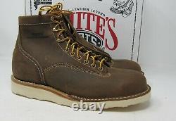 White's Boots, ForemanLTTST-CC. Dark Brown Distressed, 10 D, 6. Crepe sole