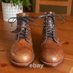 Wolverine 1000 Mile Cognac Brown Leather Boots Mens 7.5 D (W40580)