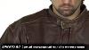 Xelement B96200 Classic Men S Top Grade Brown Distressed Leather Skull Motorcycle Jacket