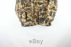 80 Vtg Columbia Goretex Mens Petit Distressed Capuche Camouflage De Chasse Veste