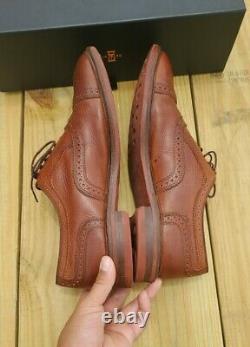 Allen Edmonds Strandmonk Cognac Distressed Brown 11,5 3 E Dainite Soles