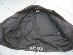 Antares En Détresse Leather Blazer Coat Jacket 42 44 46 Biker Western Box Soft