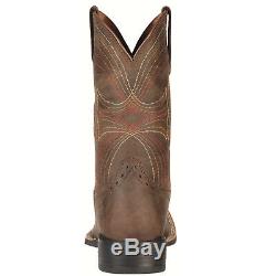 Ariat Sport Hommes Grand Place Toe Bottes Distressed Brown 10010963