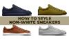 Comment Style Sneakers Colorés Pour Les Hommes Sneakers Non Blancs