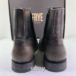 Frye Boots Bowery Inside Zip Leather Ankle Distressed Shoes 358 $