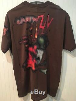 Givenchy T-shirt Pieced Et Distressed'heavy Metal ', M
