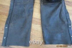 Harley Davidson GRANDS HOMMES Chaps en cuir marron vieilli BILLINGS taille LARGE 98180-95VM