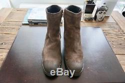 Hommes Authentiques Dirk Bikkembergs Distressed Bottes En Cuir Taille 45-12