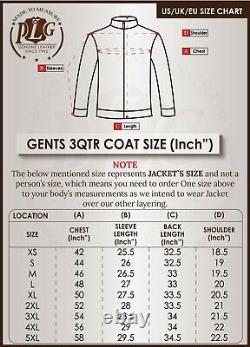 Hommes Manteau En Cuir De Mouton Brun Détresse Jacket Style Véritable Moto Motard