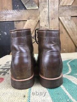 LL Bean Chippewa Katahdin Iron Détressed Work Service Bottes Taille 7,5 D