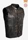 Leather Club Vest Motorbike Massachusetts Concealed Gun Waistcoat