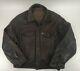 Levi’s Trucker Vintage Distressed Bufalo Leather Jacket Brown Xl Levis Western