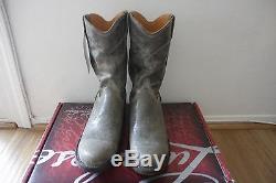 Lucchese Bottes Hommes M2650 Brent Western New Taille 10 Distressed Chocolate Casual