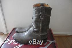 Lucchese Bottes Hommes M2650 Brent Western New Taille 10 Distressed Chocolate Casual