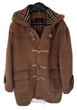 Manteau/veste en laine BURBERRY pour homme, taille 50REG/XL, usé, à capuche. PDSF 1 395 £.