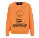 Marc Jacobs Distressed Pull Peanuts Orange Édition Charlie Brown Sweat-shirt L