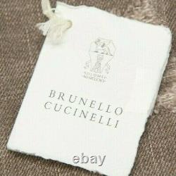Nwt $1145 Brunello Cucinelli Jeans Dérangés Pour Hommes Avec Logo Engraved Hardware A211