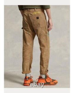 Pantalon en toile lavée et usée à coupe décontractée de POLO Ralph Lauren