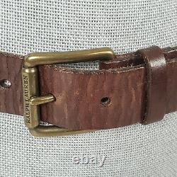 Ralph Lauren Collection 30 Détresse Stud Stud Leather Western Belt Rrl Look