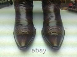 San Antonio Lucchese Western Cowboy Distressed Engineer Trail Boss Boots 10.5 D