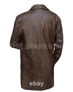 Supernatural Dean Winchester Distressed Leather Vintage Veste Coat Best Quality