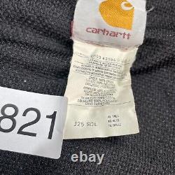 Veste Carhartt Adulte Extra Large Marron en Toile de Travail Usée avec Capuche pour Hommes