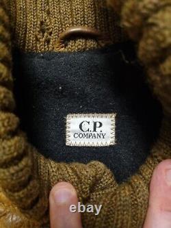 Veste d'archive en cuir CP Company Massimo Osti AW 1994 - Poids lourd usé