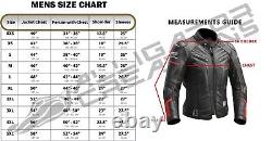 Veste de motard en cuir de mouton vieilli élégante pour homme