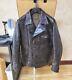 Veste De Moto En Cuir Vieilli En Peau De Cheval Pour Homme, Style Vintage, Homme Biker