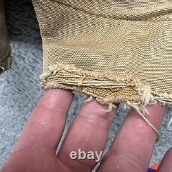 Veste de travail Carhartt Duck Taille M/L Vintage Tan fortement usée doublée de couverture