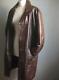 Veste En Cuir Vieilli Distressed Coat 42 Powerhouse Longue Vintage Western Relaxée