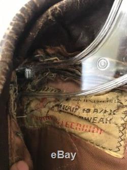 Vêtement Vintage Steerhide Veste En Cuir Véritable Talon Distressed Zipper