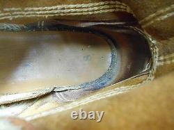 Vintage Made In USA Brown Dentelle Décontraction Packer Farm Chore Work 8 D Bottes