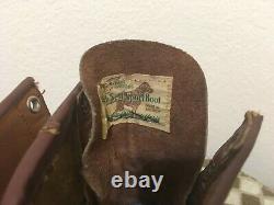 Vintage USA Brun Irlandais Setter Red Wing Work Farm Packer Trucker Boots 8 D