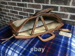 Vinture De Rare 1970s Canvas Distressed & Leather Macbook Briefcase Bag R$798