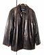 Vtg Distress Eddie Bauer Supernatural Field Button Brown Leather Jacket Sz Xl